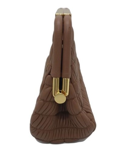 DEMELLIER LONDON Mini Seville clutch bag brown - Picture 2 of 9