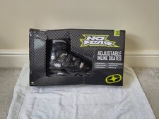 No Fear Adjustable Inline Skates Men’s Uk Size 5-8 Black
