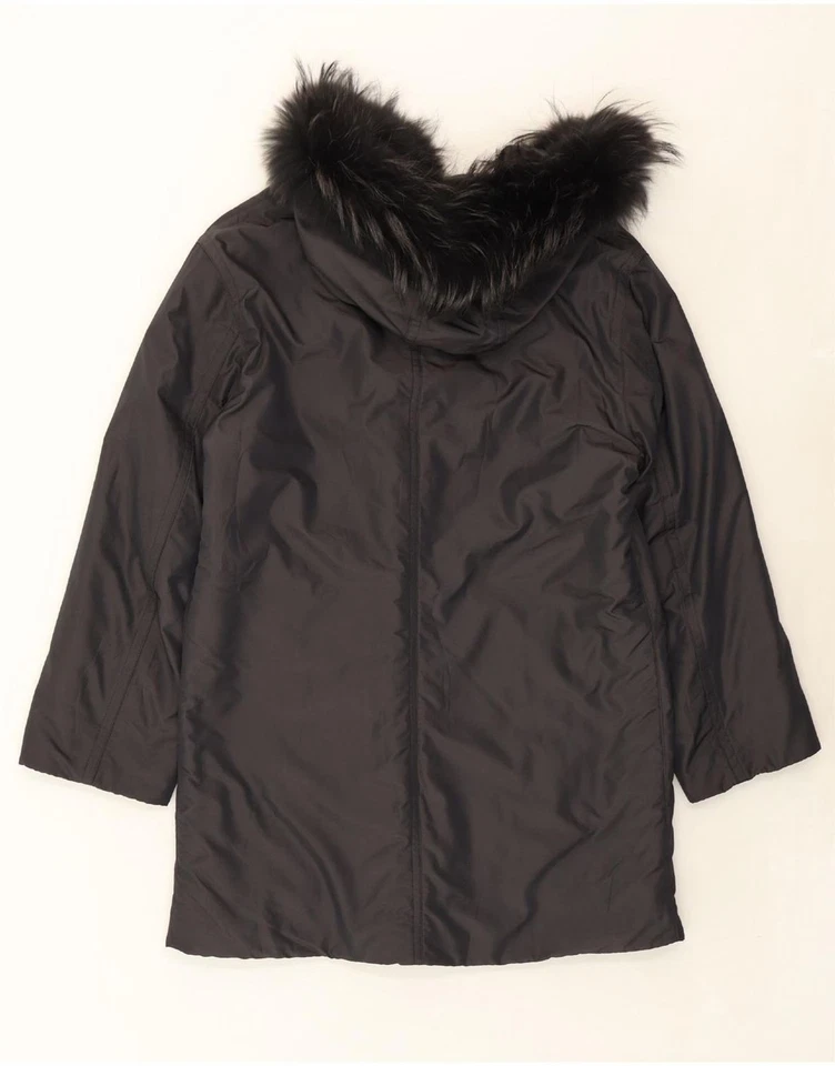 Casaco corta-vento feminino BOND STREET com capuz Reino Unido 18 GG cinza AP01 - Imagem 2 de 3