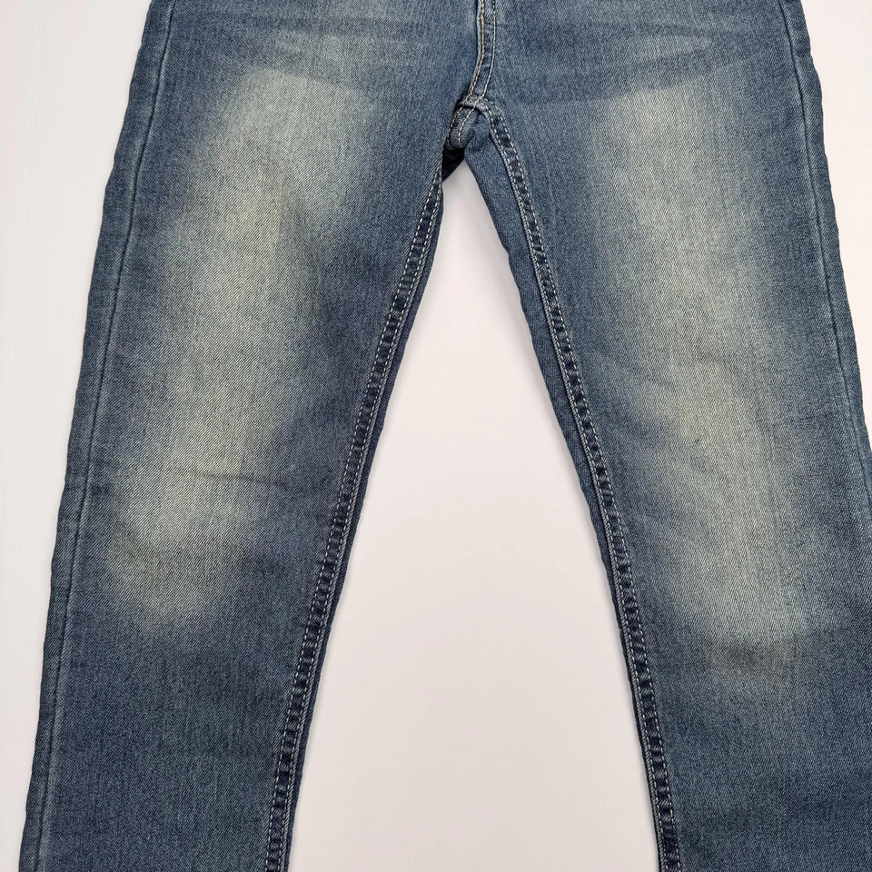 Jeans Lucky Brand Niñas 8 (22x22) Azul Zoe Ajustados Elastizados Cinco Bolsillos Lavado Medio Foto 3 de 4