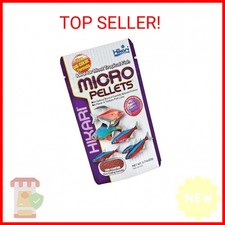 Hikari Tropical Semi-Floating Micro Pellets Fish Food, 0.77 Oz 22g 
