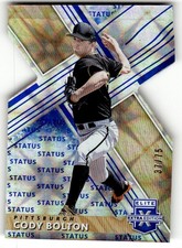2019 Panini Elite Extra Edition Cody Bolton Status Die Cut Blue #/75 #151