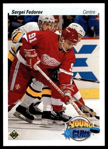 1990-91 Upper Deck French Sergei Fedorov RC Detroit Red Wings #525 *C*