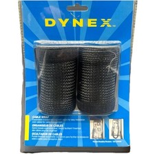 Dynex Computer Cable Management Wrap Black Mesh 2-3ft Braid  DX-CMWP 49 