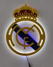 FC Real Madrid  -LED Wall Sign/Bar Decoration