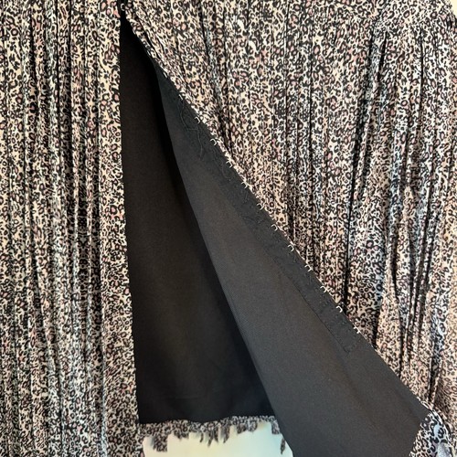 City Chic Womens leopard Print Fringe 3/4 Sleeve Evening Crop Jacket Sz M / 16 - Picture 3 of 15