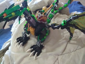 lego ninjago green nrg dragon