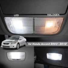 For Honda Accord Coupe Sedan 2003- 2018 Full White Interior LED Lights Bulbs Kit