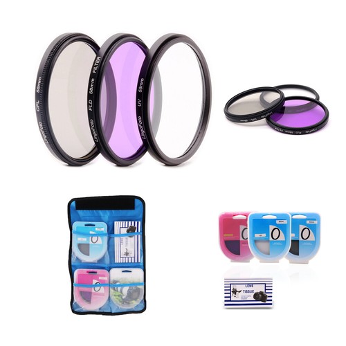3Pcs UV CPL FLD Lens Filters Sets for 37/39/43/46/49/52/55/58/62/67/72/77/82mm - Picture 25 of 36
