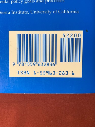 Environmental Policy and Biodiversity by R. Edward Grumbine (1994, Trade... - 第 7/7 張圖片