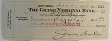 Irving berlin Signed Checks Eunice Douglas Autographs MINT CONDITION