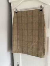 Holland Cooper Wool Airforce Tweed Skirt