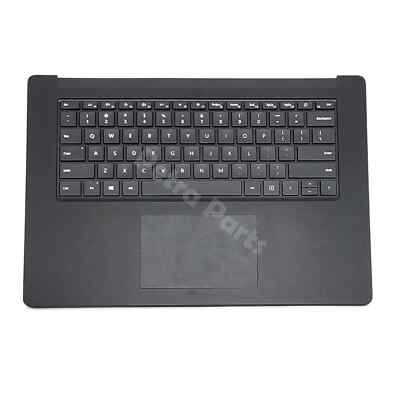 For Microsoft Surface Laptop 4 1953 Black 15'' Palmrest US Keyboard Touchpa