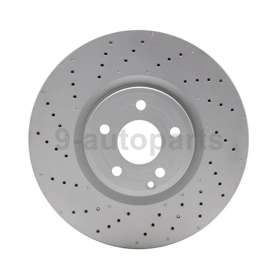 DFC Front Rear Disc Brake Rotors For 2015 2016 Mercedes-Benz SL400 - Image 2 of 4