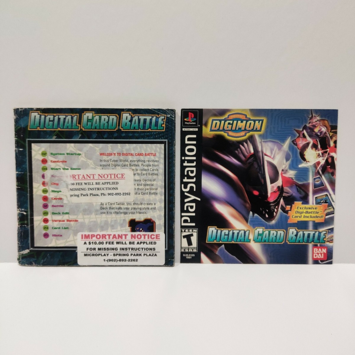 Digimon Card Battle PlayStation 1 PS1 | eBay