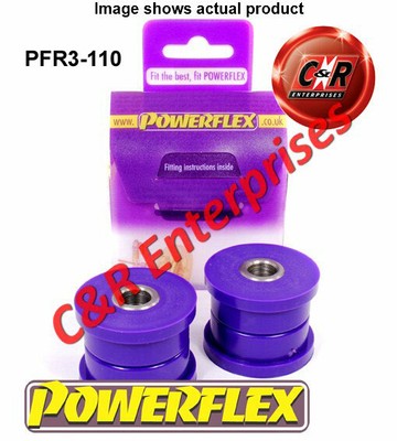 Audi Cabriolet 92-00 Powerflex Black Rear Beam Front Location Bushes PFR3-110BLK