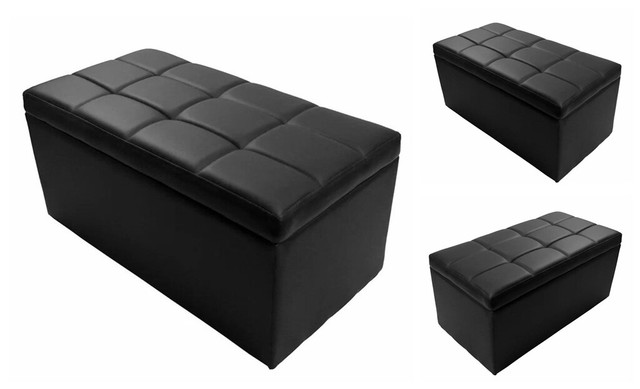 Storage Bench End Of Bed Upholstered Seat Stool Bedroom Foyer