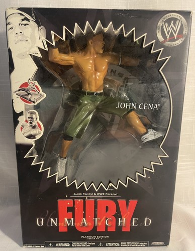 WWE John Cena Action Figure Fury Unmatched Platinum Edition Series 3 2007 Jakks