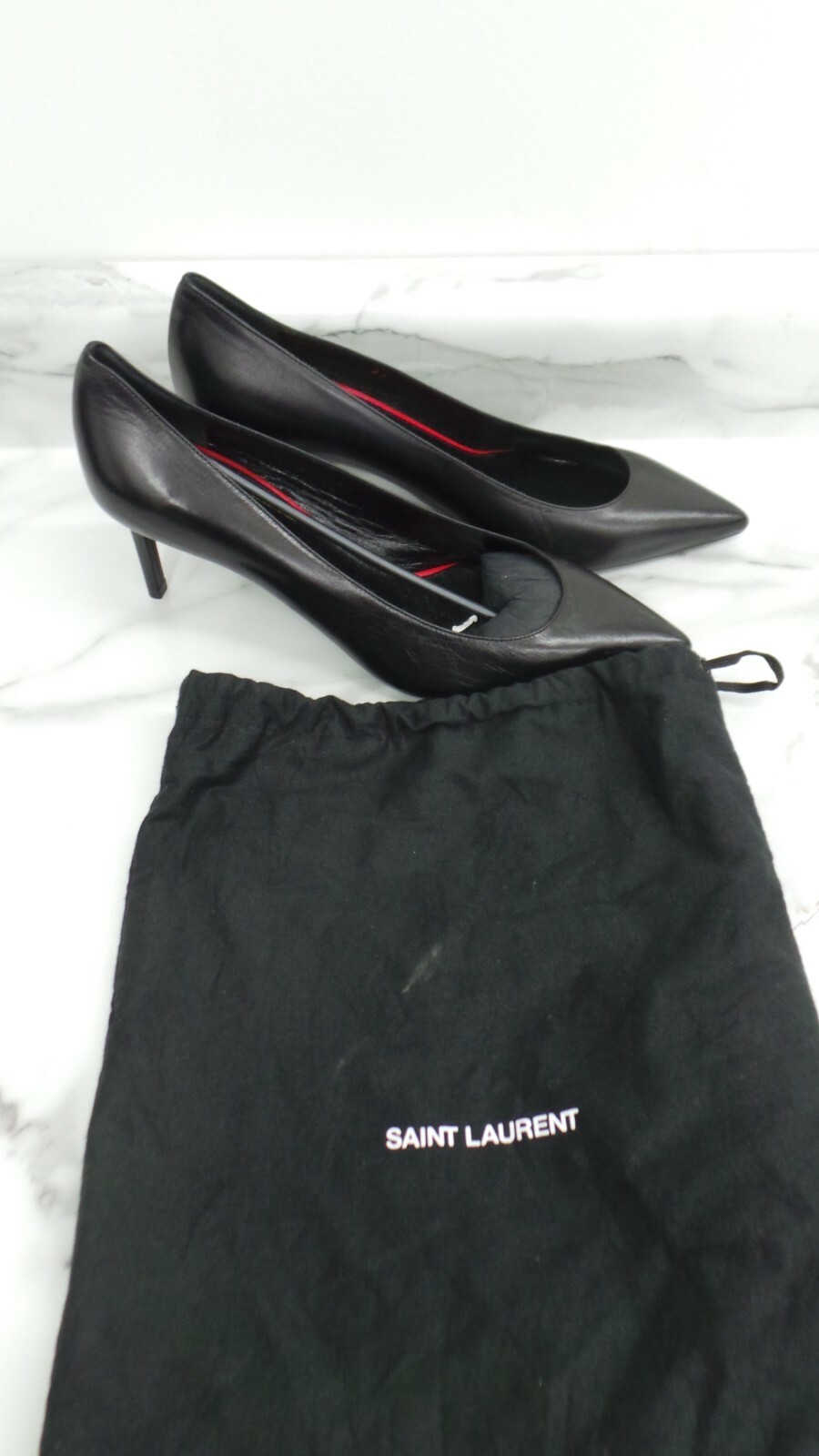 Pompe in pelle YSL SAINT LAURENT Anja $625 taglia 37