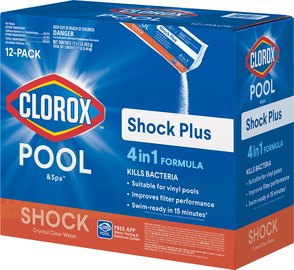 Shock Plus Pool Shock for Swimming Pools, 12pk eBay