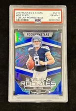 2023 Rookies & Stars Will Levis PSA 10 RC STELLAR ROOKIES BLUE SP /50 #SR-10
