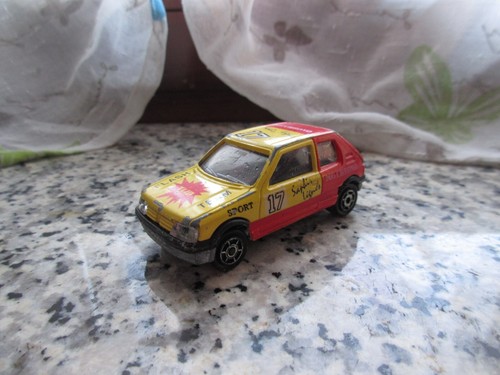 Rare Majorette Majopub Peugeot 205 GTi – Publicitaire – Neuf