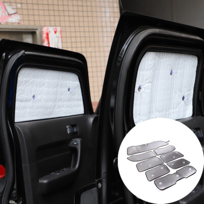 8PCS Full Window Sunshade UV Block Visor Cover For Hummer H3 2005-2009