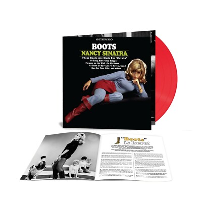 Nancy Sinatra Boots RED VINYL LP Record! remaster with BONUS TRACKS & BOOK! NEW!