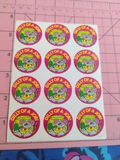 Vintage Trend Scratch N Sniff Stinky Stickers Pickle Dilly Of A Glossy 1 Sheet