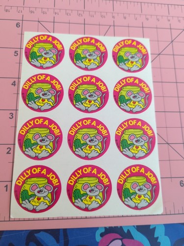 Paquet Scellé D'autocollants Trend Scratch 'n Sniff De 1982 - 24 Odeurs De Mouffette Et Réglisse - Vintage