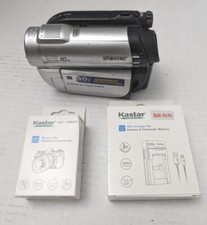 Sony DCR-DVD610 Handycam 40X Zoom Hybrid DVD Camcorder Camera TESTED