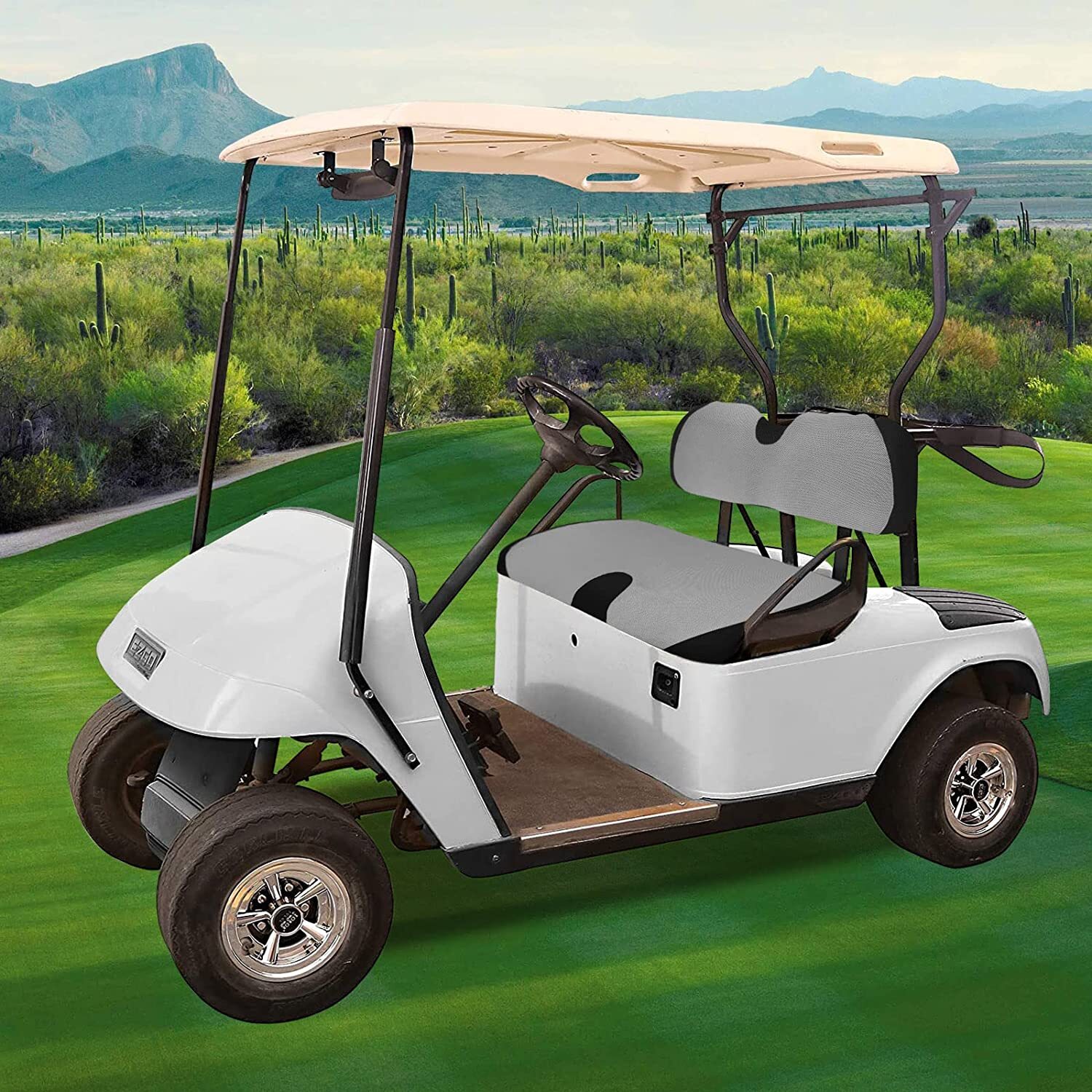 Golf Cart Front Seat Cover Set Protector For Club Car DS Yamaha EZGO