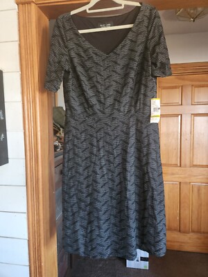 NWT Black Label By Evan Picone Size 14 Below Knee-length Dress Stretchy | eBay NWT Black Label By Evan Picone Size 14 Below Knee-length Dress Stretchy | eBay