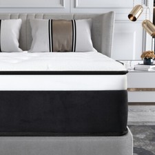 12"14" Mattress Twin Full Queen King Size Hybrid Spring Memory Foam Bed In a Box