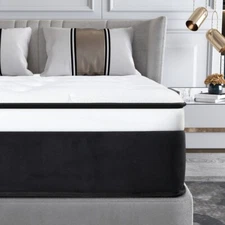 12"14" Mattress Twin Full Queen King Size Hybrid Spring Memory Foam Bed In a Box