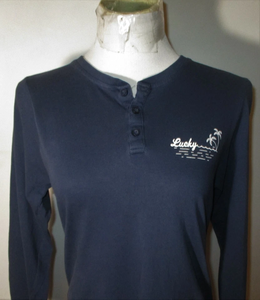 Prendas para dormir azul manga larga talla S LUCKY BRAND Foto 2 de 4