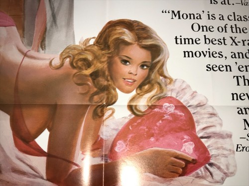 X-RATED Mona School Girl SEXPLOITATION XXX Original Movie Poster VTG 27" x 41" - Picture 5 of 11