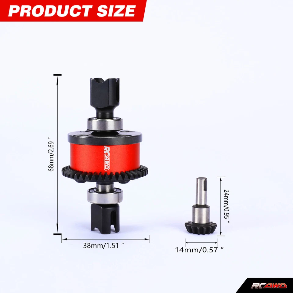 Набор различий 42T/15T для Arrma Kraton Typhon Infraction Mojave Outcast обновления 6S - Изображение 3 из 4