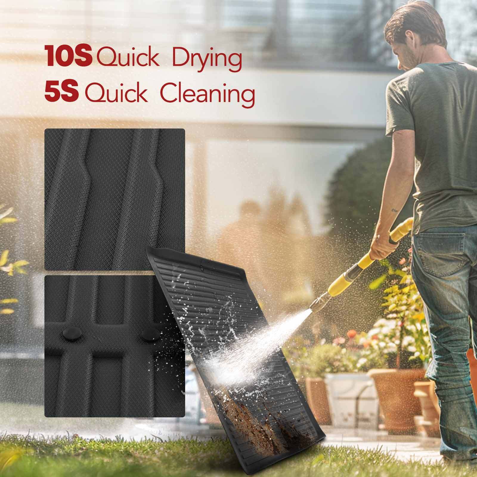 Rear Trunk Black Cargo Liner for Ford Expedition Lincoln Navigator 2007-2017 TPE