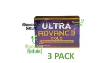 Ultra Advanc3 Gold - Ultra Advance 3 Gold - 3 PACK!!! ORIGINAL Omega 3, Ginger