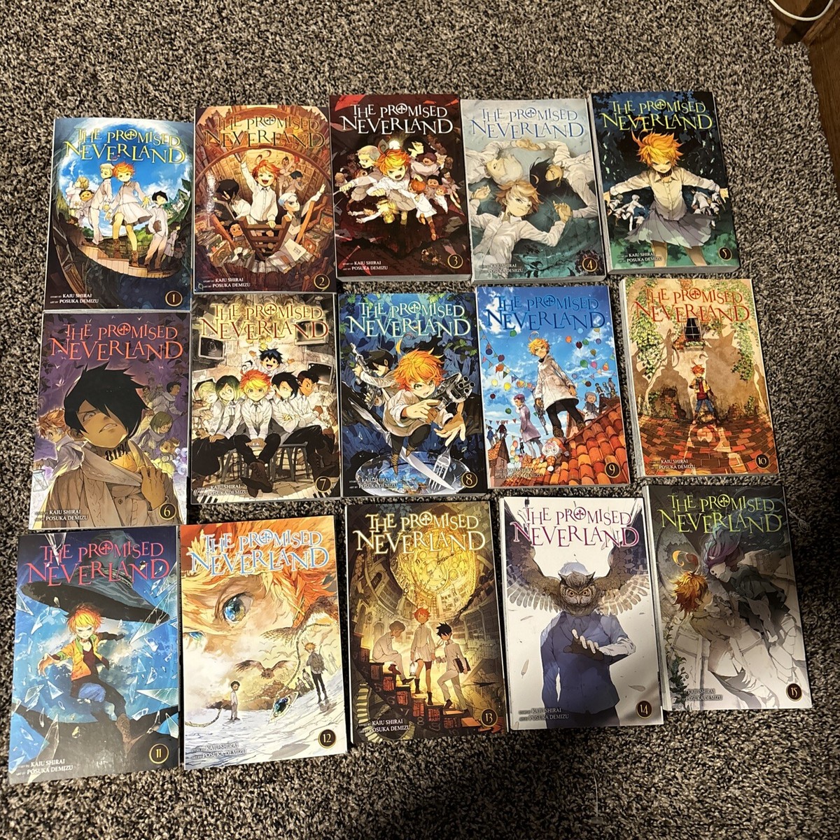 the promised neverland manga 1-15 (Separately Or Bundle) | eBay