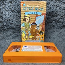 Little Bear Friends 4 Friend-Filled Tales VHS 1999 Nickelodeon Orange Tape