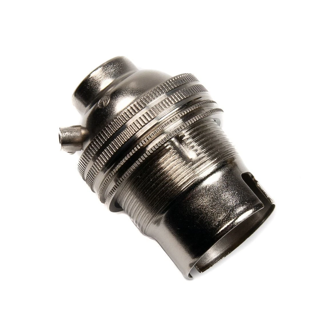 Satin Nickel Lamp Holder Bayonet Cap BC B22d Bulb Holder 1 2