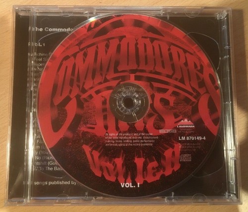 The Commodores "Hits Vol.1 & Vol.2" NEW 2CD Set *20 Tracks* 2004 No Front Cover