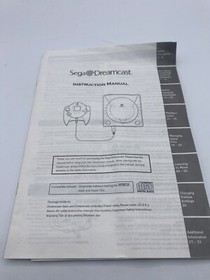 Sega Dreamcast White Console CIB Complete In Box With Manual