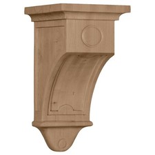 Ekena Millwork COR07X07X14ARRW 7 1/2-Inch W x 7 1/2-Inch D x 14-Inch H Arts a...