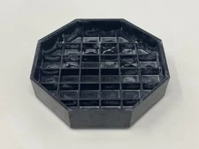 Cal-Mil 308-4-13 Black 4" x 4" Octagonal Spigot Drip Tray