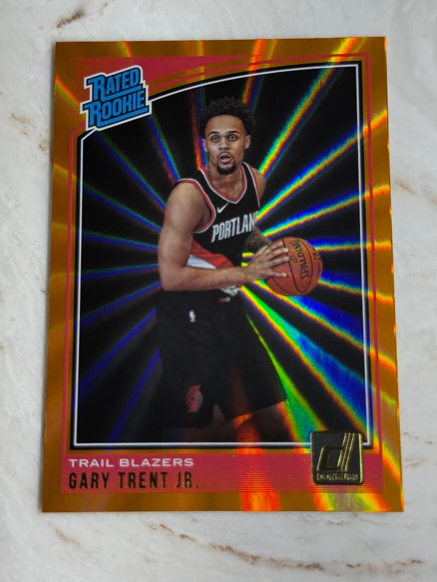 GARY TRENT JR - 2018-19 PANINI DONRUSS ORANGE LAZER RATED ROOKIE CARD