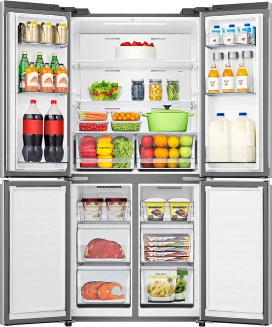 Hisense Frigorifero Americano Side by Side 483L Classe E No Frost Bianco RQ5P470 - Immagine 2 di 4