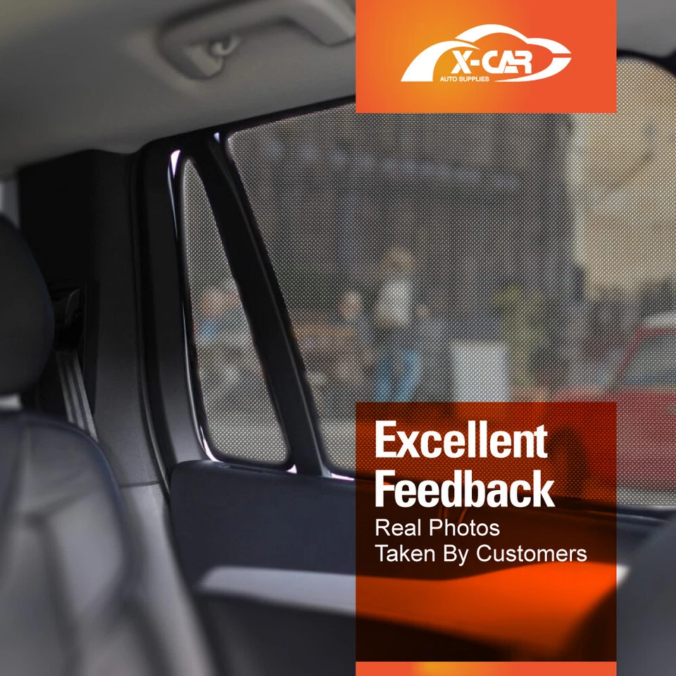 Car Window Sun Shade Blind Mesh for Volvo XC60 2017-Onwards Sunshade - image 4 of 4